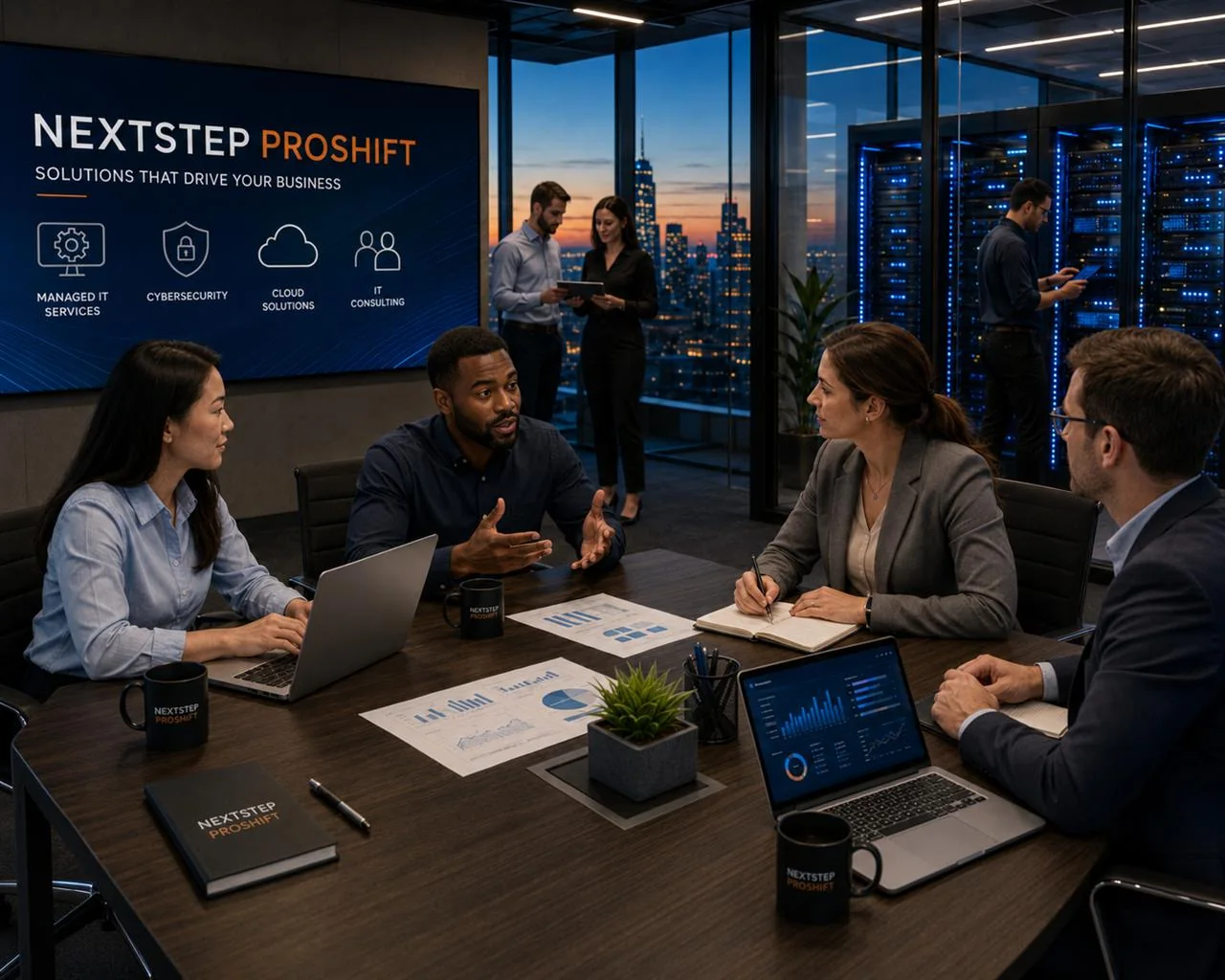 NextStep ProShift cloud and cybersecurity team collaboration